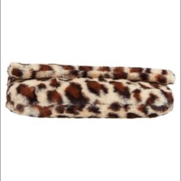 RACHEL PARCELL Faux Fur Purse leopard print NWT - Picture 6 of 6